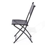 Rowlinson Havana Lattice Bistro Set – Black