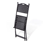 Rowlinson Havana Lattice Bistro Set – Black
