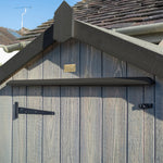 Rowlinson 4×3 Heritage Shed With Dark Grey Trim