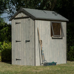 Rowlinson 6×4 Heritage Shed With Dark Grey Trim