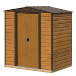 Rowlinson 6x5 Woodvale Metal Apex Shed With Floor & Assembly
