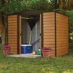 Rowlinson 8x6 Woodvale Metal Apex Shed With Floor
