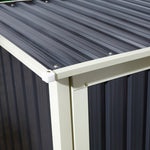 Rowlinson 5×3 Trentvale Metal Pent Shed – Dark Grey