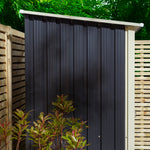Rowlinson 5×3 Trentvale Metal Pent Shed – Dark Grey