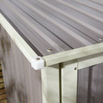 Rowlinson 5×3 Trentvale Metal Pent Shed – Light Grey