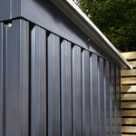 Rowlinson 8×4 Trentvale Metal Pent Shed – Dark Grey