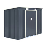 Rowlinson 8×4 Trentvale Metal Pent Shed – Dark Grey