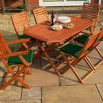 Rowlinsons Plumley Set Green Cushions