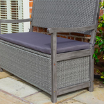 Rowlinsons Alderley Rattan Storage Bench