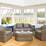 Rowlinsons Bunbury Sofa Set Natural Weave