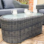 Rowlinsons Bunbury Sofa Set Grey Weave
