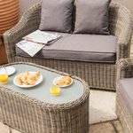 Rowlinsons Bunbury Sofa Set Natural Weave