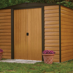 Rowlinsons 8x6 Woodvale Metal Apex Shed