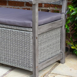 Rowlinsons Alderley Rattan Storage Bench