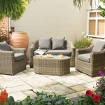 Rowlinsons Bunbury Sofa Set Natural Weave