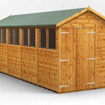 Power Apex Garden Shed 18 x 6 - Garden Life Stores.