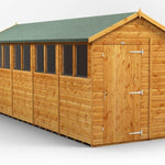 Power Apex Garden Shed 18 x 6 - Garden Life Stores.