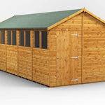 Power Apex Garden Shed 18 x 8 - Garden Life Stores.
