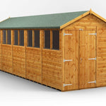 Power Apex Garden Shed 20 x 6 - Garden Life Stores.