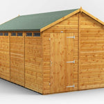 Power Security Apex Garden Shed 14 x 8