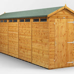 Power Security Apex Garden Shed 18 x 4