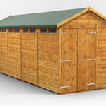 Power Security Apex Garden Shed 18 x 6