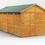 Power Security Apex Garden Shed 18 x 8