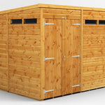 Power Security Pent Garden Shed 8 x 6