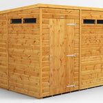 Power Security Pent Garden Shed 8 x 6