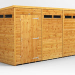 Power Security Pent Garden Shed 12 x 4