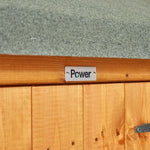 Power Security Pent Garden Shed 4x4 ft