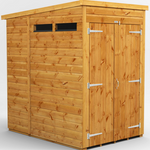Power Security Pent Garden Shed 4x6