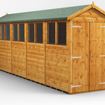 Power Apex Garden Shed 18x4