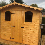 Shedrite Summer Shed with 1 FT Canopy