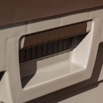 Rowlinson Plastic storage box/bench Mocha