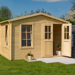 Rowlinsons Garden Studio Garden Cabin 11x6.11 - Garden Life Stores.