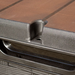 Rowlinson Plastic Graphite Cushion Box