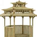 Rowlinsons Oriental Pagoda Garden Gazebos