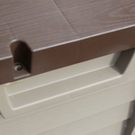 Rowlinson Plastic storage box/bench Mocha