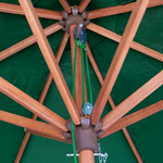 Rowlinsons Willington Green 2.7m Wooden Parasol