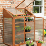 Rowlinsons Hardwood Mini Greenhouse