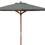 Rowlinsons Willington Grey 2.7m Wooden Parasol
