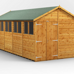 Power Apex Garden Shed 18x8