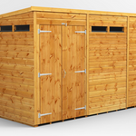 Power Security Pent Garden Shed 10x4