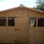 Shedrite Summer Shed with 1 FT Canopy