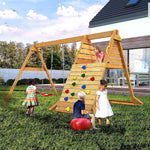 Shire Spider King Kids Wooden Multi Play Set Equipment