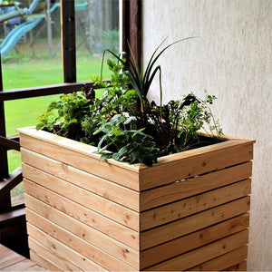 Shire Irena Larch Planter – Premium Wooden Garden Flower Bed | Garden Life Stores
