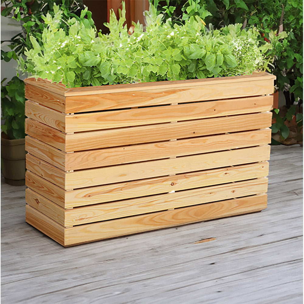 Shire Marta Larch Planter – Stylish & Durable Wooden Garden Planter | Garden Life Stores