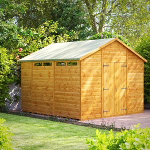 Power Apex Security Garden Shed 10x10 ft