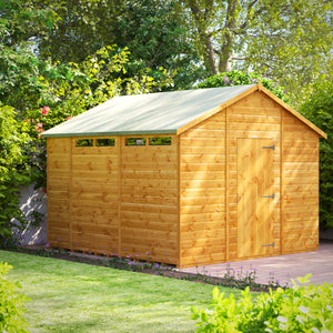 Power Apex Security Garden Shed 10x10 ft